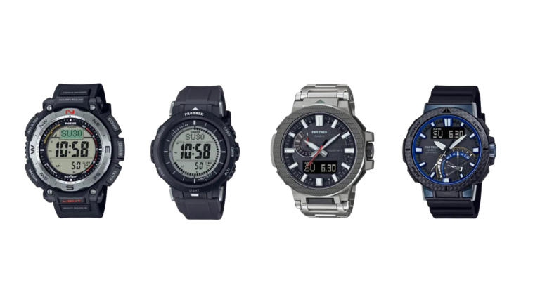 【アウトドア◎】CASIO『PRO TREK (プロトレック)』とは徹底解説！人気モデルや買取相場まで【シリーズ紹介】