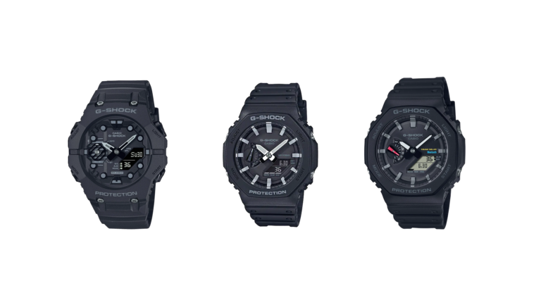【オールブラック】G-SHOCK おすすめ10選｜黒でコーデにまとまりを！