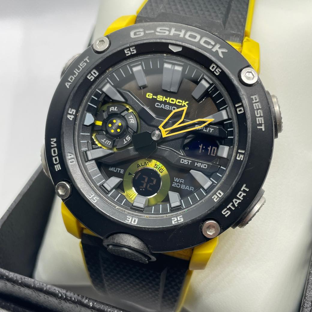 アラーム【新品未使用】G-SHOCK 腕時計  GA-2000-1A9JF
