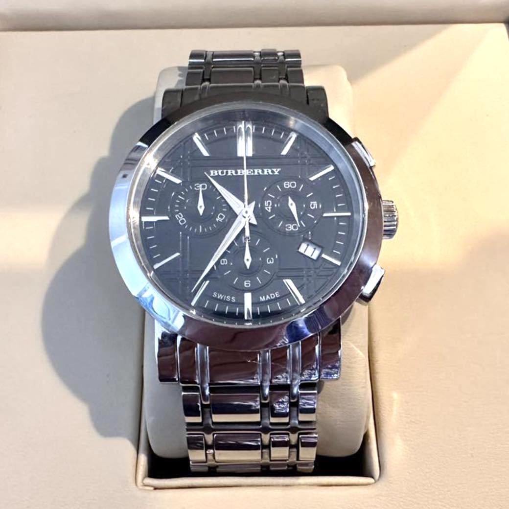 バーバリー　腕時計　BURBERRY BUBERRY バーバリー クロノグラフ デイト 腕時計 Burberry バーバリー