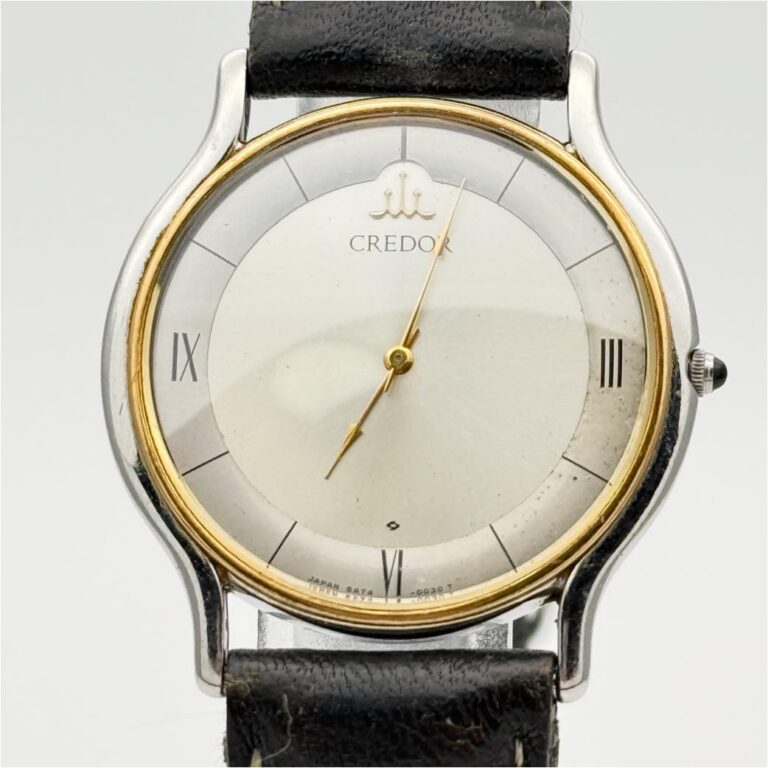 SEIKO CREDOR 18K BEZEL 5A74-0020