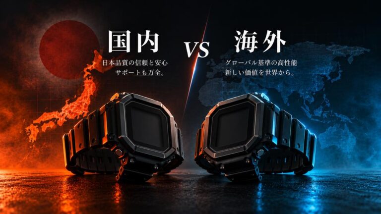 G-SHOCKの海外モデルと国内モデルの違い｜品番（型番末尾）での見分け方と逆輸入・買取相場への影響