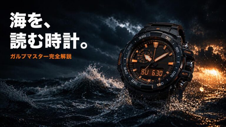G-SHOCKガルフマスターとは？ガルフマンとの違い・歴代モデル・今の買取相場まで解説