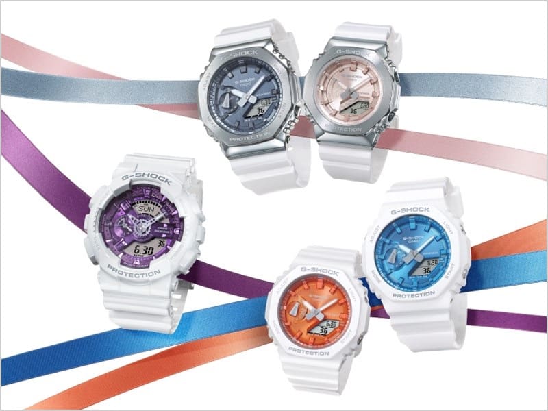 G-SHOCK PRECIOUS HEART SELECTION の白いモデル5型