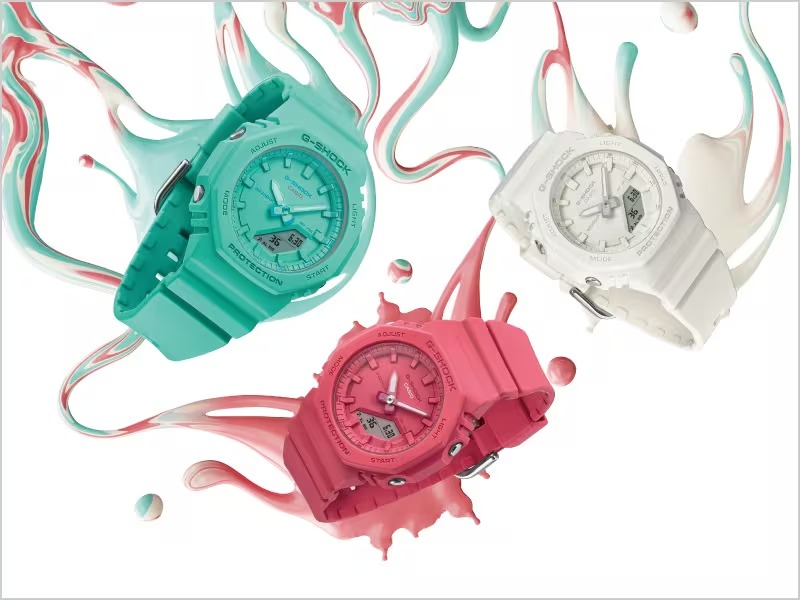 G-SHOCK GMA-P2100-7A 白のワントーンカラーモデル