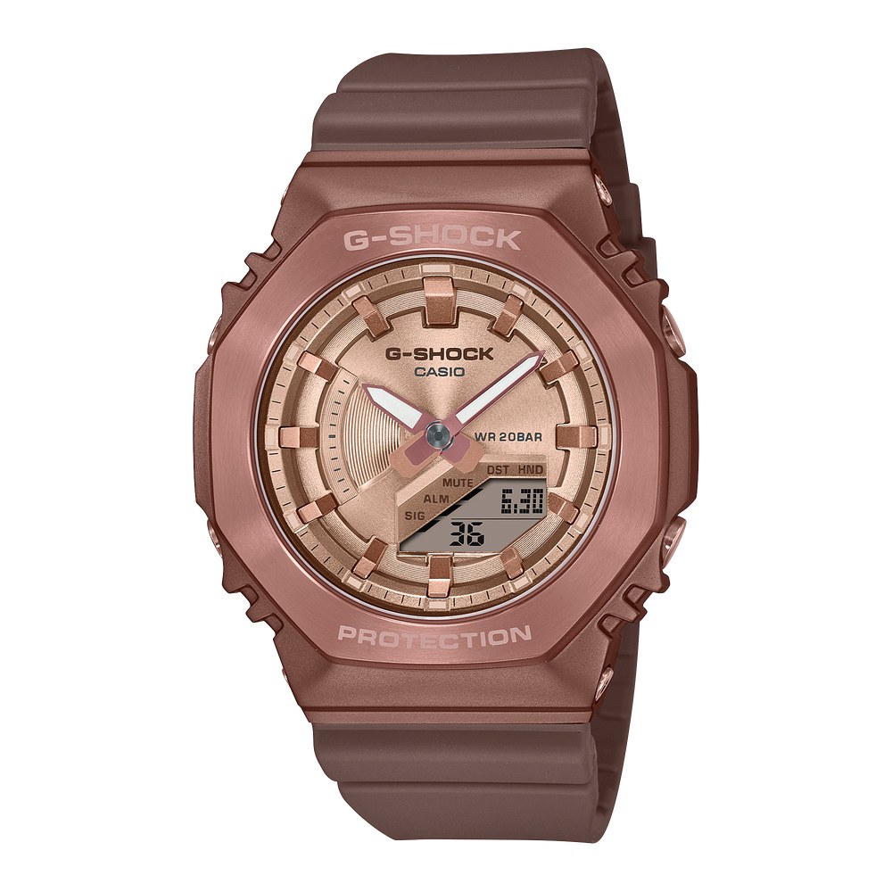 G-SHOCK GM-S2100BR-5A ブラウンIPのメタルカバードモデル