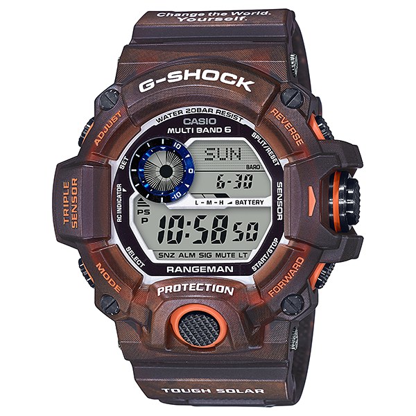 G-SHOCK GW-9405KJ-5 レンジマン ブラウンスケルトン樹脂