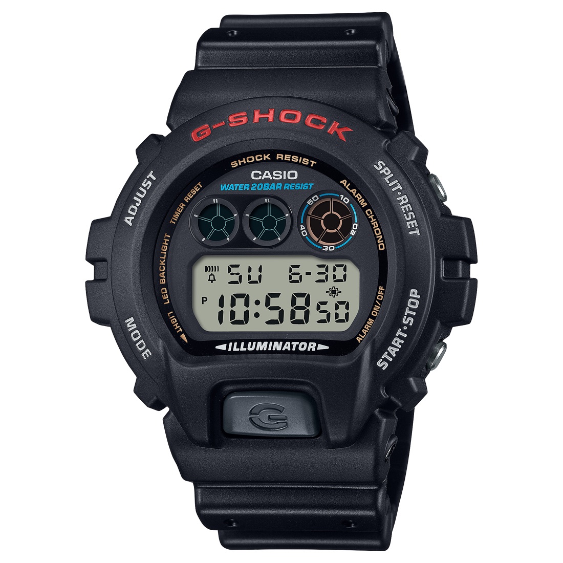 G-SHOCK DW-6900U-1 黒一色のジェイソン