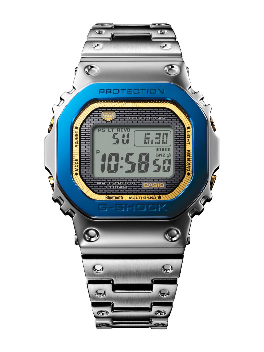 GMW-B5000SS ステンレス製のメタルバンドのG-SHOCK