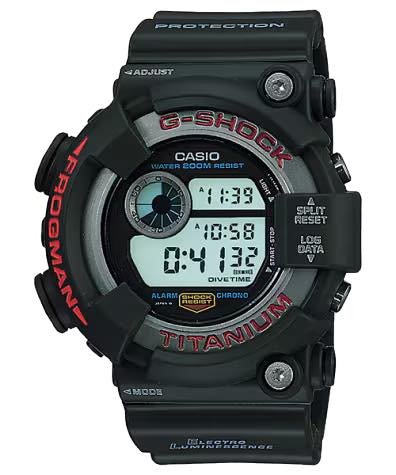 1995年発売のDW-8200。チタン素材採用の2代目FROGMAN