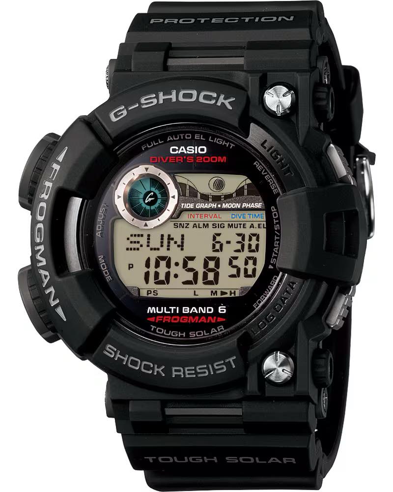 2009年発売のGWF-1000。FROGMANに世界6局対応の電波ソーラーを搭載