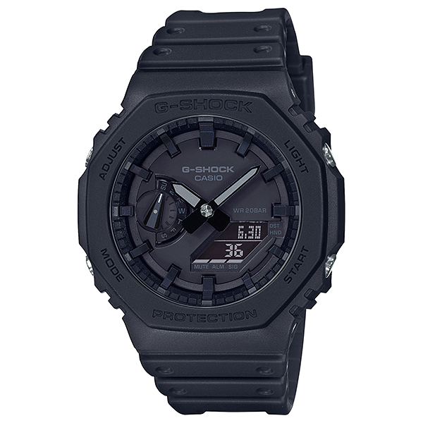 G-SHOCK GA-2100-1A1 樹脂バンドの八角形モデル（取扱説明書番号5611）