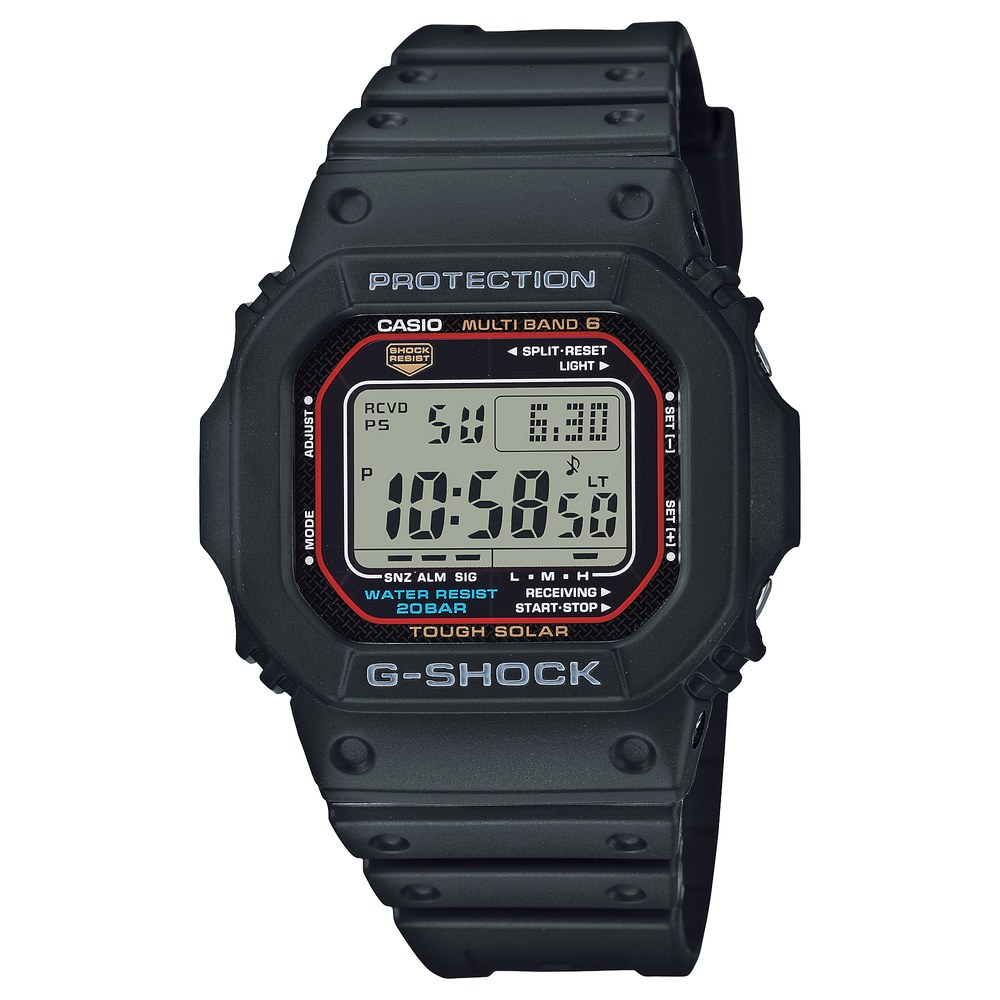 G-SHOCK GW-M5610U-1JF 黒のスクエア型ソーラー電波モデル