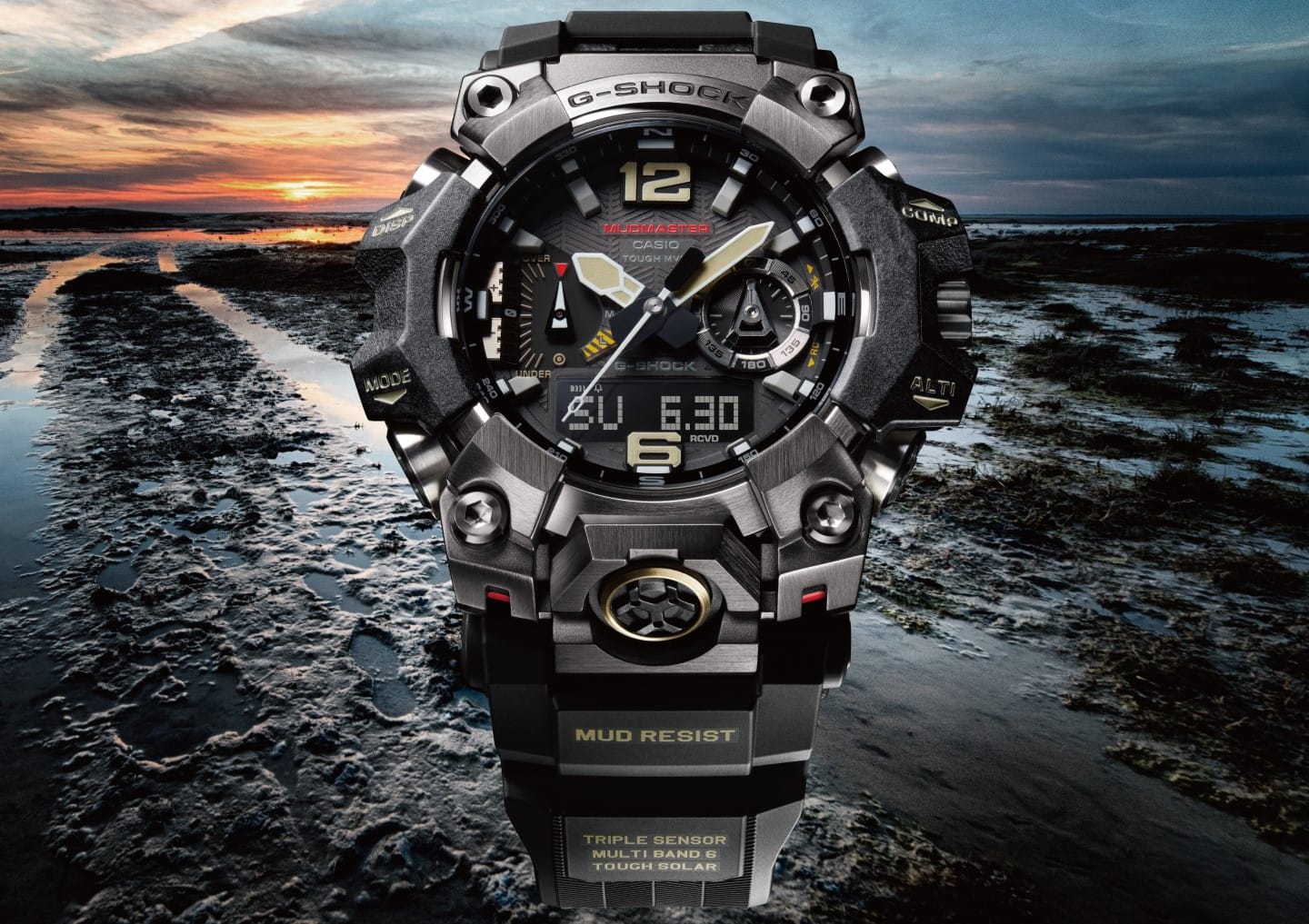 G-SHOCK MUDMASTER GWG-B1000 メタル外装の防塵・防泥モデル