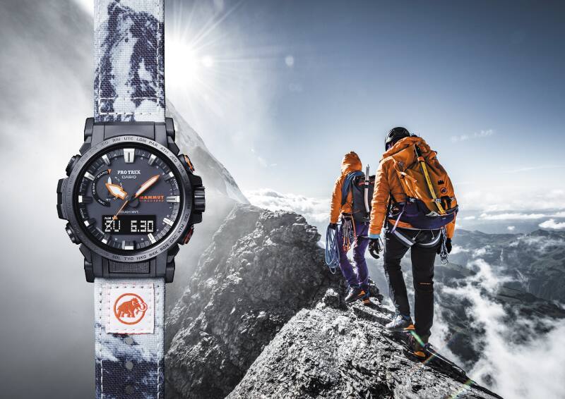 PRO TREK PRW-61MA マムートコラボの再生PET素材クロスバンド